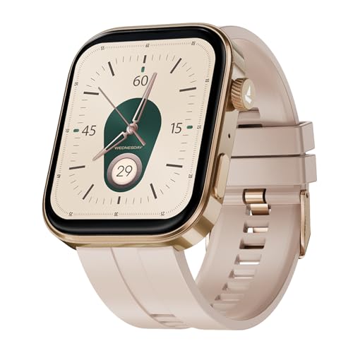 boAt Chrome Endeavour, Premium Metal Body, 1.96”(4.97cm) AMOLED Display,AI Coach Health Insights,Advanced S1 Processor,HRV,VO2 Max,Auto Watchface Refresh, Smart Watch for Men & Women (Cherry Blossom)