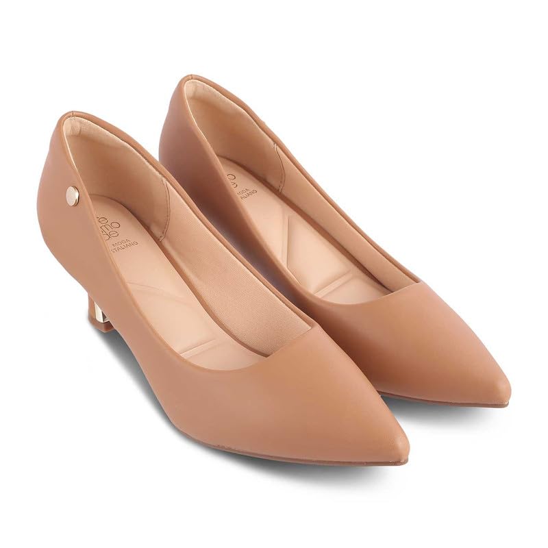 tresmode 239-HANGER Camel Women Pumps EU/37 UK/4