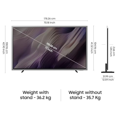 Samsung 77 inches OLED 4K Samsung Vision AI Smart TV QA77S95HXELXL