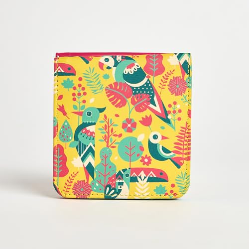 Chumbak Women’s Wallet – Everyday Compact PU Leather Wallet, Ladies Purse with Card Slots & Secure Closure – Stylish Vegan Leather Travel Wallet