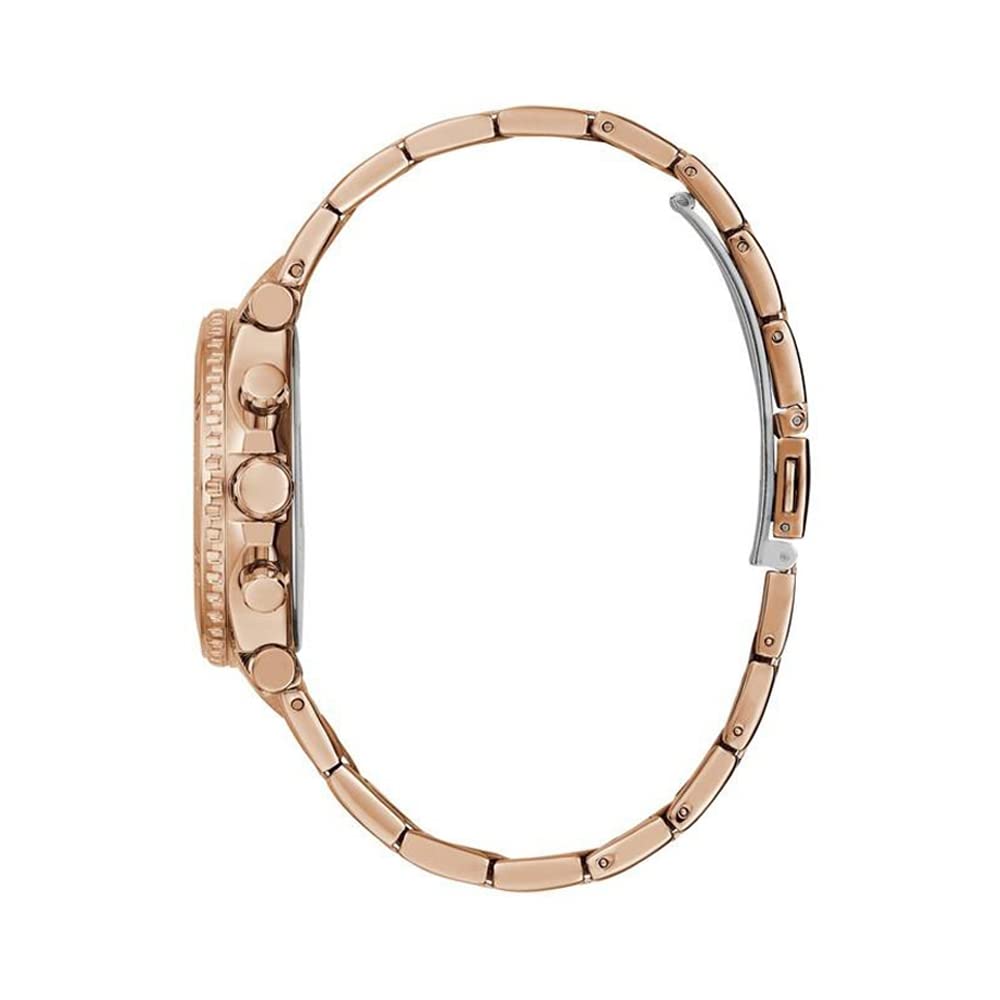 Guess Cosmic Collection Analog Rose Gold Dial Women's Watch-GW0465L2