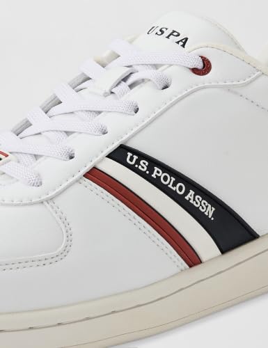 U.S Polo assn. Alco 2.0 Men's Off White Sneaker -(UK9)(US10)(2FD24287A01)