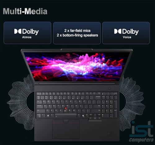 Lenovo ThinkPad P16 Gen 3 Mobile Workstation Laptop (16" 4K+ UHD+, NVIDIA RTX PRO 2000 Blackwell 8GB, Intel Core Ultra 7 255HX, 64GB DDR5, 2TB SSD) for Engineer, Designer, 2x Thunderbolt 5, Win 11 Pro