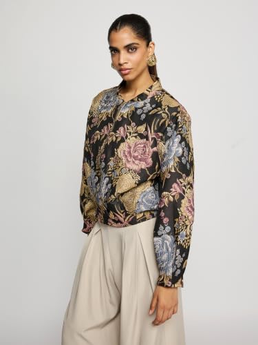 Label RITU KUMAR Black Neoni Jacket
