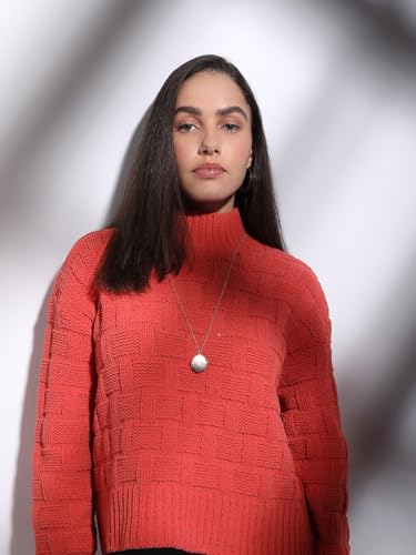 VERO MODA Womens Regular Fit Pink Sweater