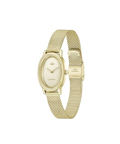 Lacoste Lacoste Parisienne Qtz Basic Light Gold Oval Dial Women's Watch- 2001453