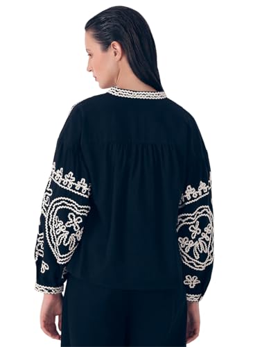 VERO MODA Women's Regular Fit T-Shirt (9007680-Jet Black_Jet