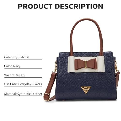 Lavie Signature Women's Geneva Colourblock Satchel Handbag for Women | Satchel Bag for Work | Ladies purse | Stylish Shoulder Bag | Gift For Women