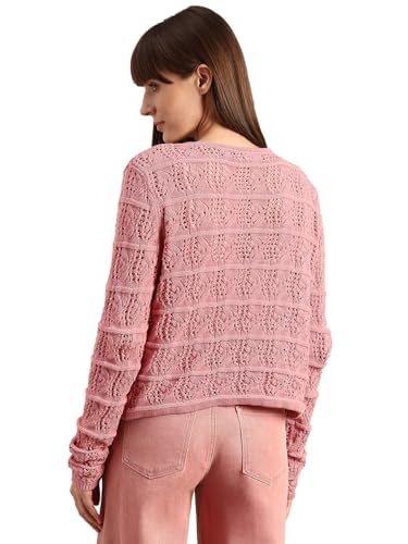 VERO MODA Women's Cotton Round Neck Sweater