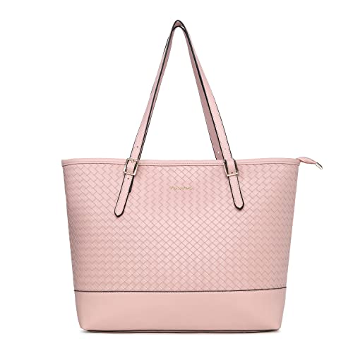 Textured Pink Shoulder Bag