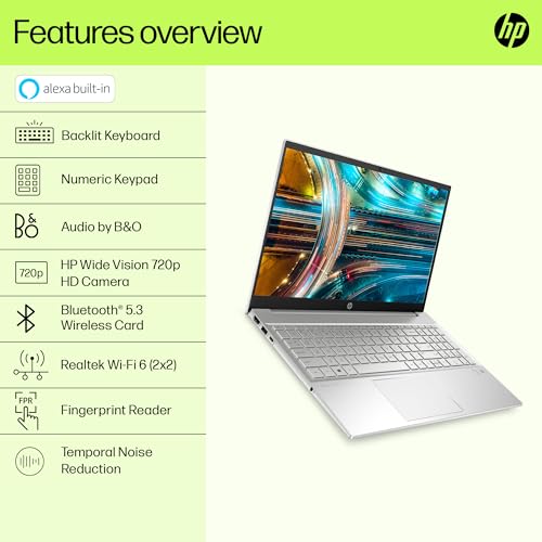HP Pavilion 15 - Intel® Core™ i5-1340P / 39.6 cm (15.6")/ FHD (1920 x 1080)/ MSO, Micro-Edge, Anti-Glare/ 16 GB / 512 GB Care Pack 2 Years Additional Warranty with Onsite Support