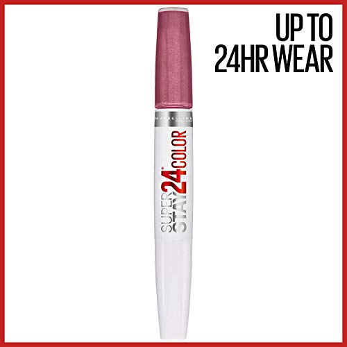 Maybelline New York Superstay 24, 2-Step Matte Lip colour, Perpetual Plum 055