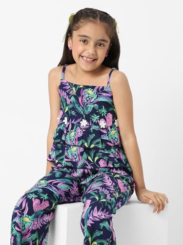 Nautinati Girls Combo Set of Tiered Top and Bottoms