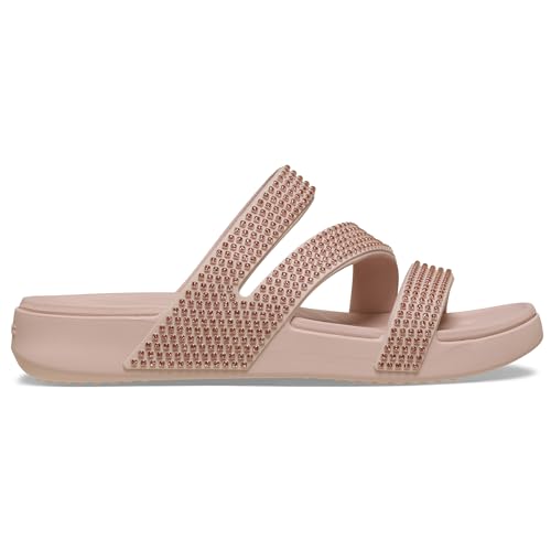 Crocs Getaway Gems Triangle Women Sandal (Color-Pink | Size-5)