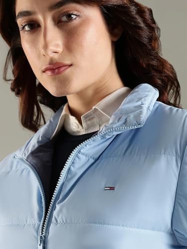 Tommy Hilfiger Women's A-Line Coat (F25JWOT014_Blue_L)