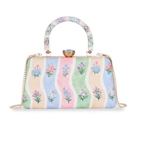 ESBEDA Multi Color Brescia Clutch For Womens | ESBEDA Clutches, Printed Clutches For Women's,