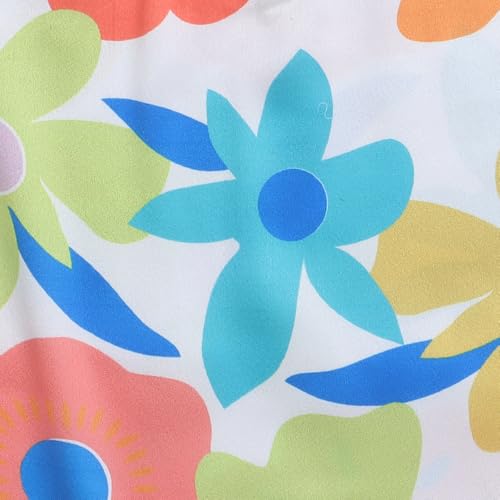 Hopscotch Girls Multi Short Sleeves Floral Blouse for Ages (10-11 Years)