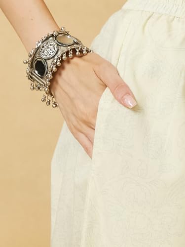 Divena Blue Floral Cotton Round Neck Kurta Sets with Dupatta