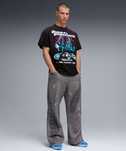 PUMA | X Fast & Furious Men's Graphic Print Basketball Tee II Black-White