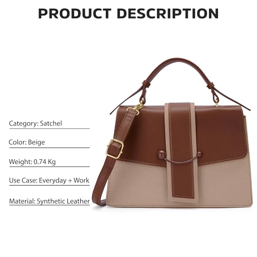 Lavie Signature Women's Ashby Satchel Bag | Satchel Handbag for Work | Ladies Purse | Stylish Shoulder Bag | Gift for Women