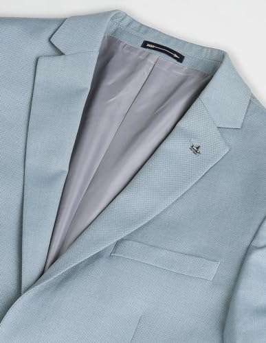 Arrow Men's Polyester Single Breasted Business Suit Pants Set (ARAHSU5543_Grey