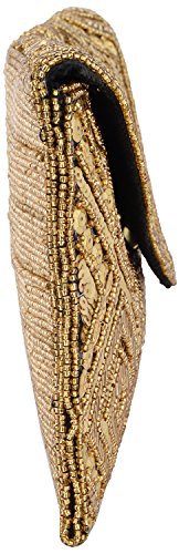 DUCHESS Women's Hand Embroidered Envelope Clutch -Bridal Ethnic Traditional Casual Purse/Clutch/Handbag (23 L x 2.5 W x 13H cm)