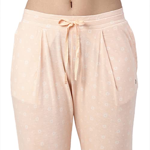 Enamor EC16 Home Tee and Capri Set for Women with All Over Print