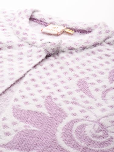 Aarika Womens Winter Wear Purple Colour Floral Woolen Kurti & Pant-(S-L)-(KP-W-MD-1008-PURPLE-M)
