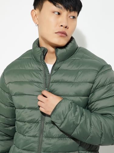 Max URB_N Men Packable Puffer Jacket (Green_L)