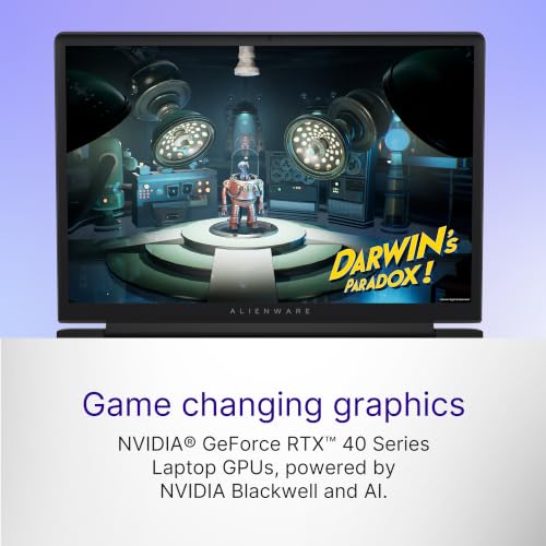 Dell Alienware 15 Gaming Laptop, AI Enabled Intel Core 7 240H Processor, 16GB:512GB, NVIDIA 4050, 6 GB GDDR6, 15.3" WUXGA 165Hz 300nits, Alienware White Backlit Keyboard, 2.25kg