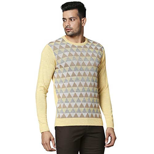 Raymond Medium Yellow Sweater (Size: 42)-RMWX01148-Y3