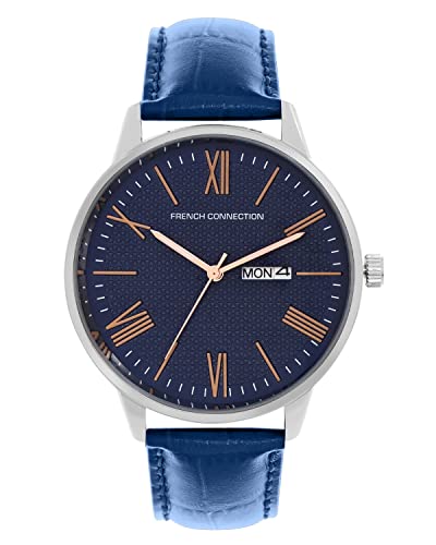 French Connection Men's Analog Watch Blue Strap - FCL25-C