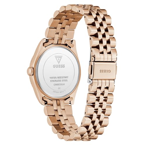 GUESS White Round Dial Analog Women's Watch - GW0936L4