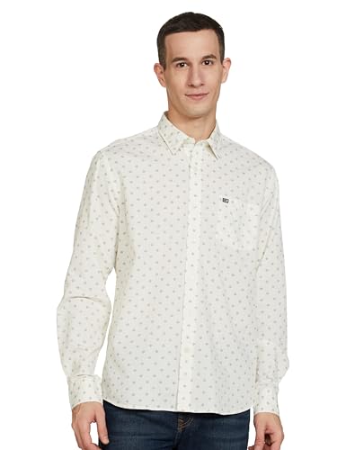 Arrow Sport Off-White Casual Shirt (ASAEOSH1486_39)