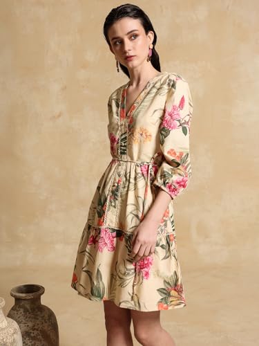 Kazo Morgan Mini Dress Yellow