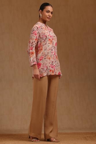 Soch Womens Multicolour Crepe Floral Print Tunic