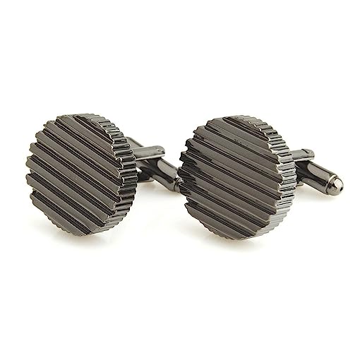 Peluche Grooved Cufflinks for Men