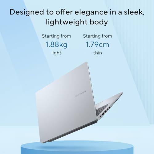 ASUS Vivobook 16, Smartchoice, Intel Core Ultra 5 Series 2, 16GB RAM, 512GB SSD, FHD+ 16", Windows 11, Office Home 2024, Silver, 1.88kg, X1607CA-MB142WS, Intel iGPU, M365 Basic (1Year), AI Laptop