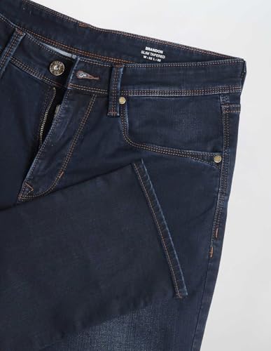 U.S. Polo Assn. Denim Co. Men's Brandon Slim Tapered Fit Blue Jeans (UDJEN1832_Blue_40)