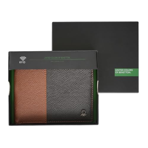 UNITED COLORS OF BENETTON Jacobo Leather Men's Casual Wear Two Fold Wallet (Brown, Free Size)