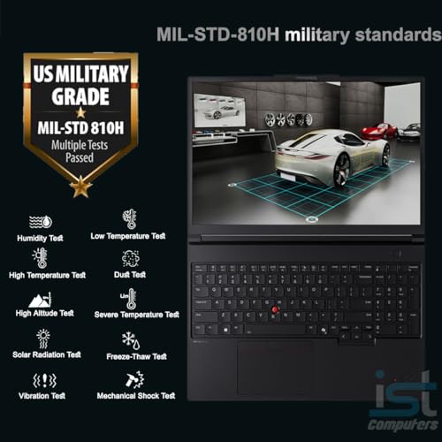 Lenovo ThinkPad P16 Gen 3 Mobile Workstation Laptop (16" 4K+ UHD+, NVIDIA RTX PRO 2000 Blackwell 8GB, Intel Core Ultra 7 255HX, 64GB DDR5, 2TB SSD) for Engineer, Designer, 2x Thunderbolt 5, Win 11 Pro