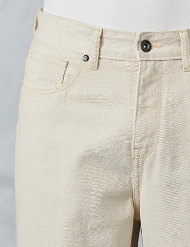 Amazon Brand - Symbol Men's Baggy Fit Cotton Jeans | Mid Rise | Loose & Relaxed | Oversized Jeans Pant