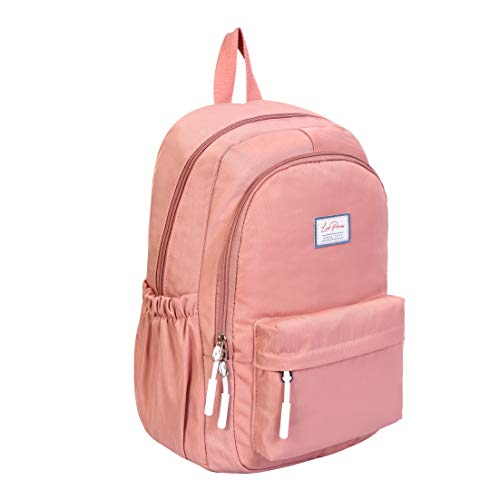 Lino Perros Women Free Size Standard Backpack (PINK)