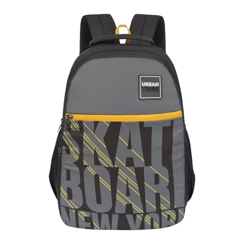 URBAN TRIBE Urban Style-02 25 Liters Grey Smart Casual Office Travel Backpack for Men & Women, Boys & Girls
