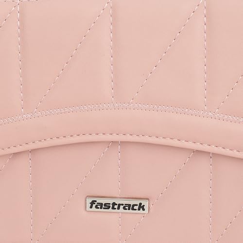 Fastrack Structured Quilted Sling Bag For Women, Ladies and Girls | Made Up of Premium Semi PU Leather Material