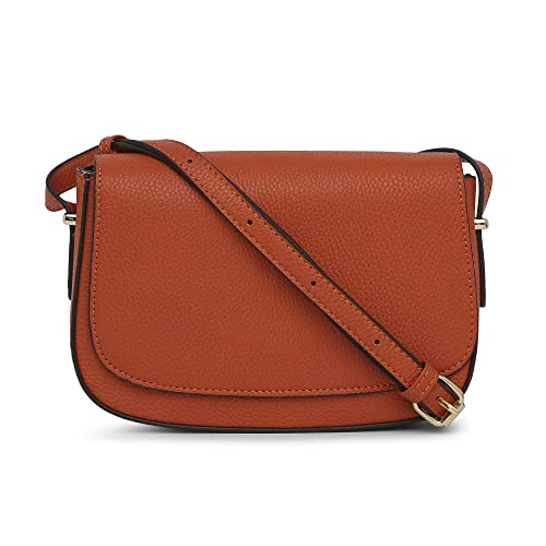 Accessorize London Women's Faux Leather Orange