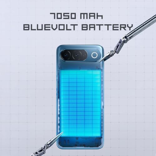 iQOO Z11 5G (Celestial Blue, 8GB RAM, 128GB Storage) | India's 1st MediaTek Dimensity 7500 Turbo Processor* | 3D Curved Display- Brightest Display in the Segment* | AI Captions- Record & Recap*