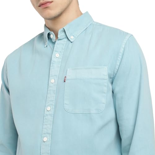 Levi's Men's Slim Fit Shirt (Blue)