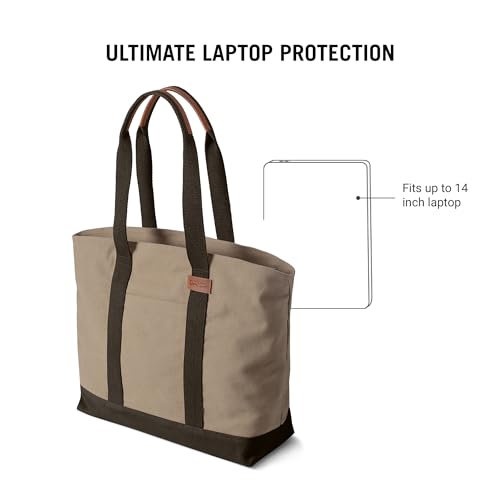 DailyObjects Khaki Beige-Clove Field Tote Bag |Canvas Tote Shoulder Bag Fits upto 14" Laptop for Women and Men Work & Daily Use |Handcrafted from premium cotton canvas perfect for Work & Daily Use