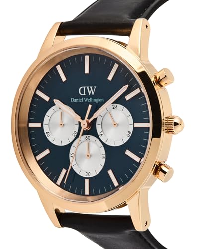 Daniel Wellington Blue Round Dial Analogue Men's Watch - DW00100877K